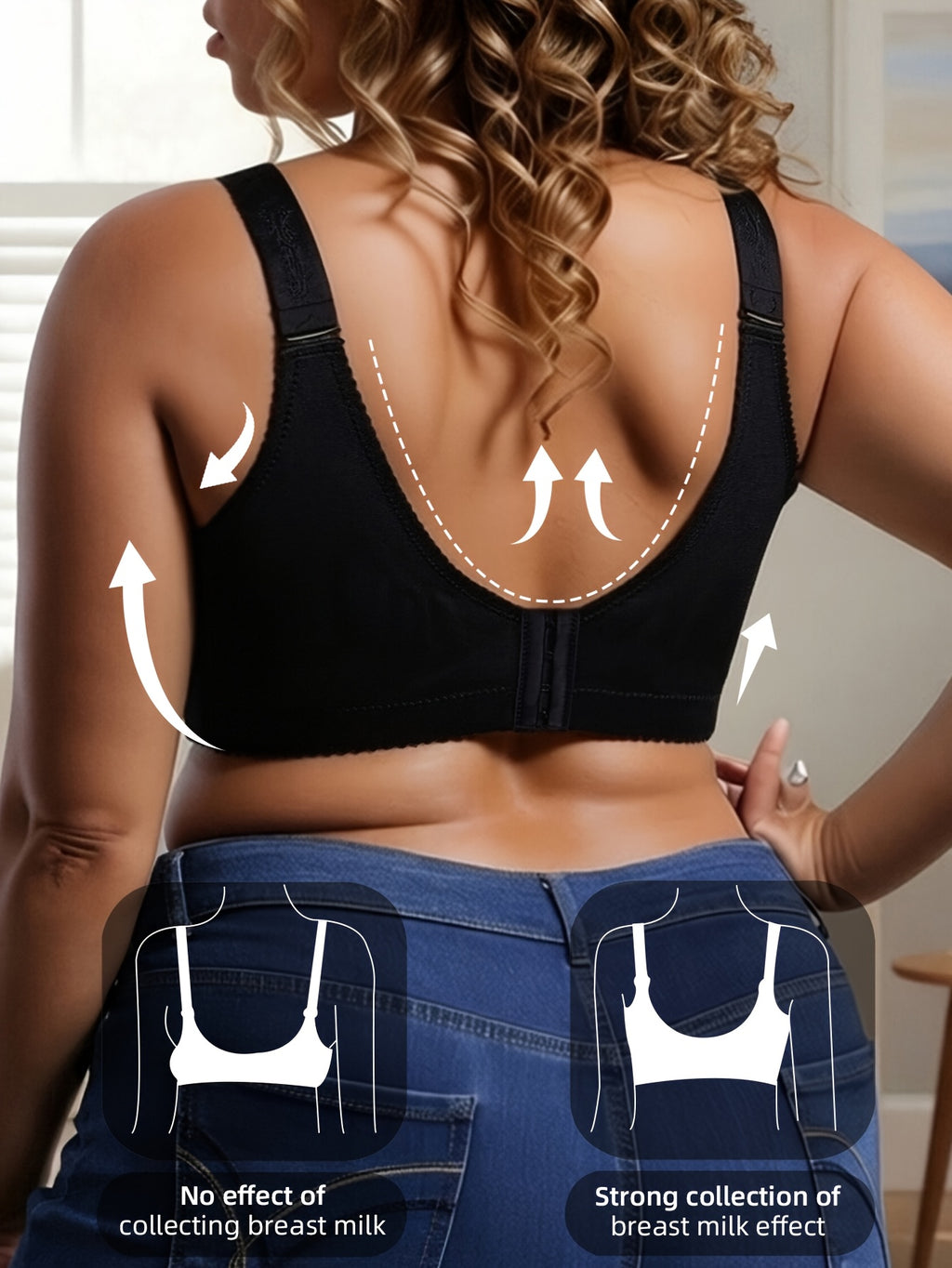Soutien-gorge grande taille — Dentelle festonnée cinq teintes