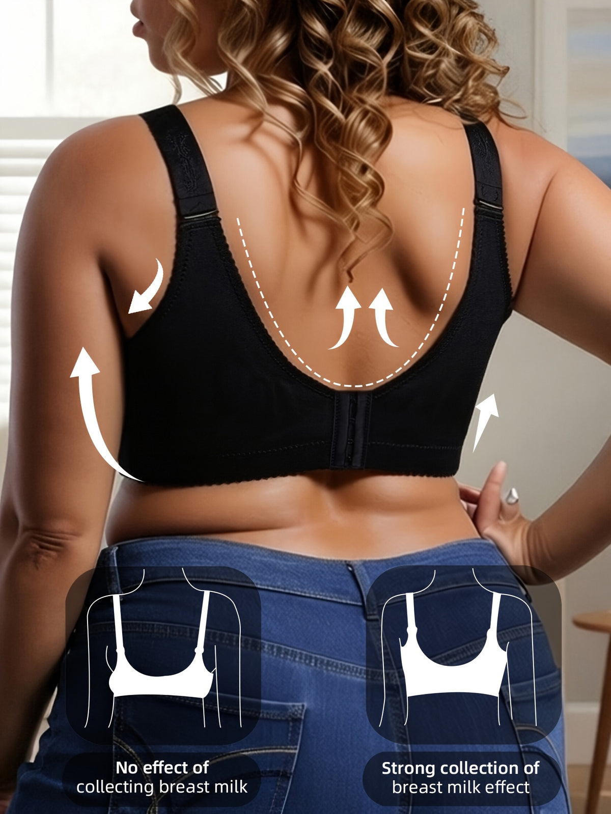 Soutien-gorge grande taille — Dentelle festonnée cinq teintes