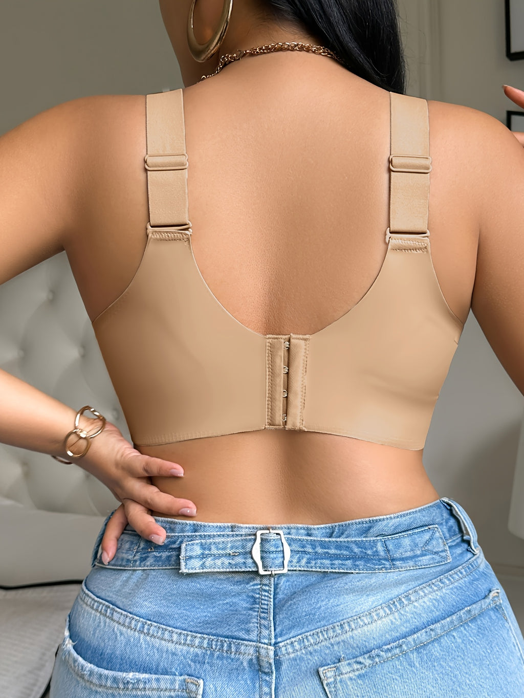 Soutien-gorge grande taille — Moulage sans armature, trois unis
