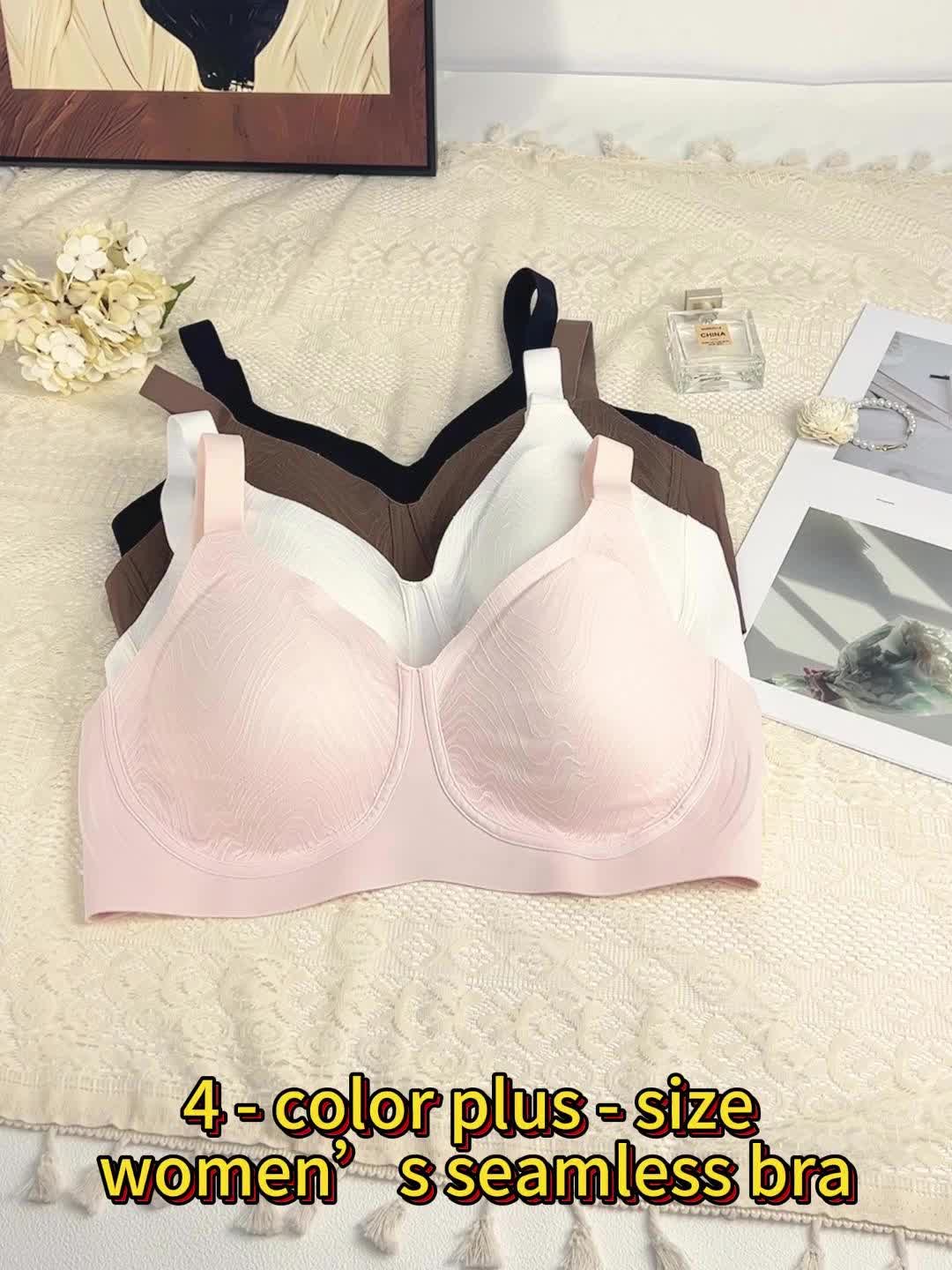 Soutien-gorge grande taille sans couture — Bretelles larges