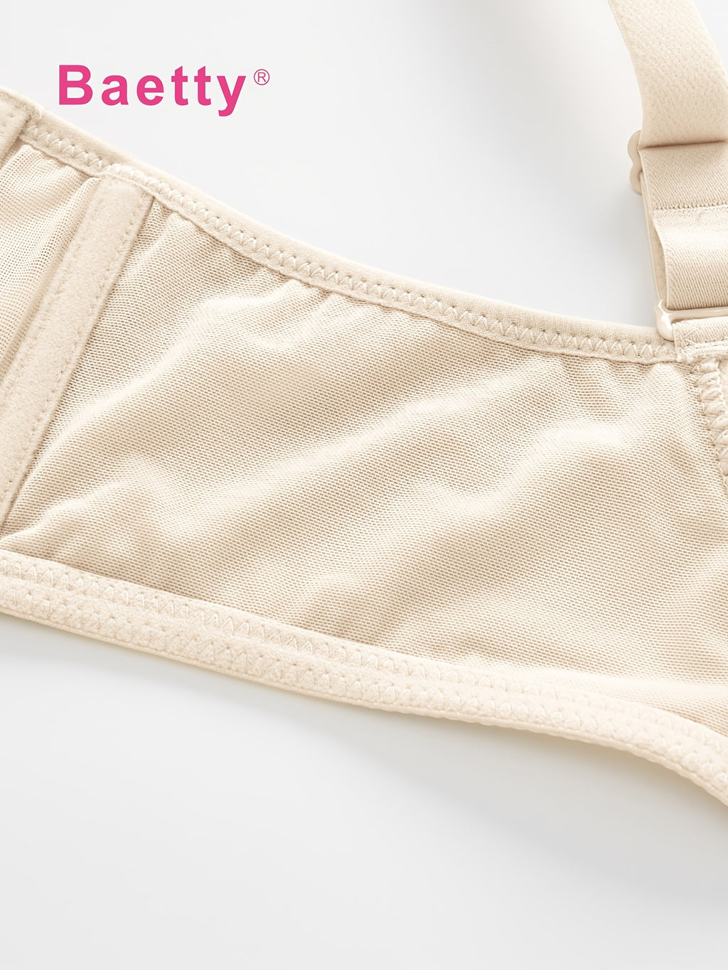 Soutien-gorge grande taille, haut voilé, petit nœud plat