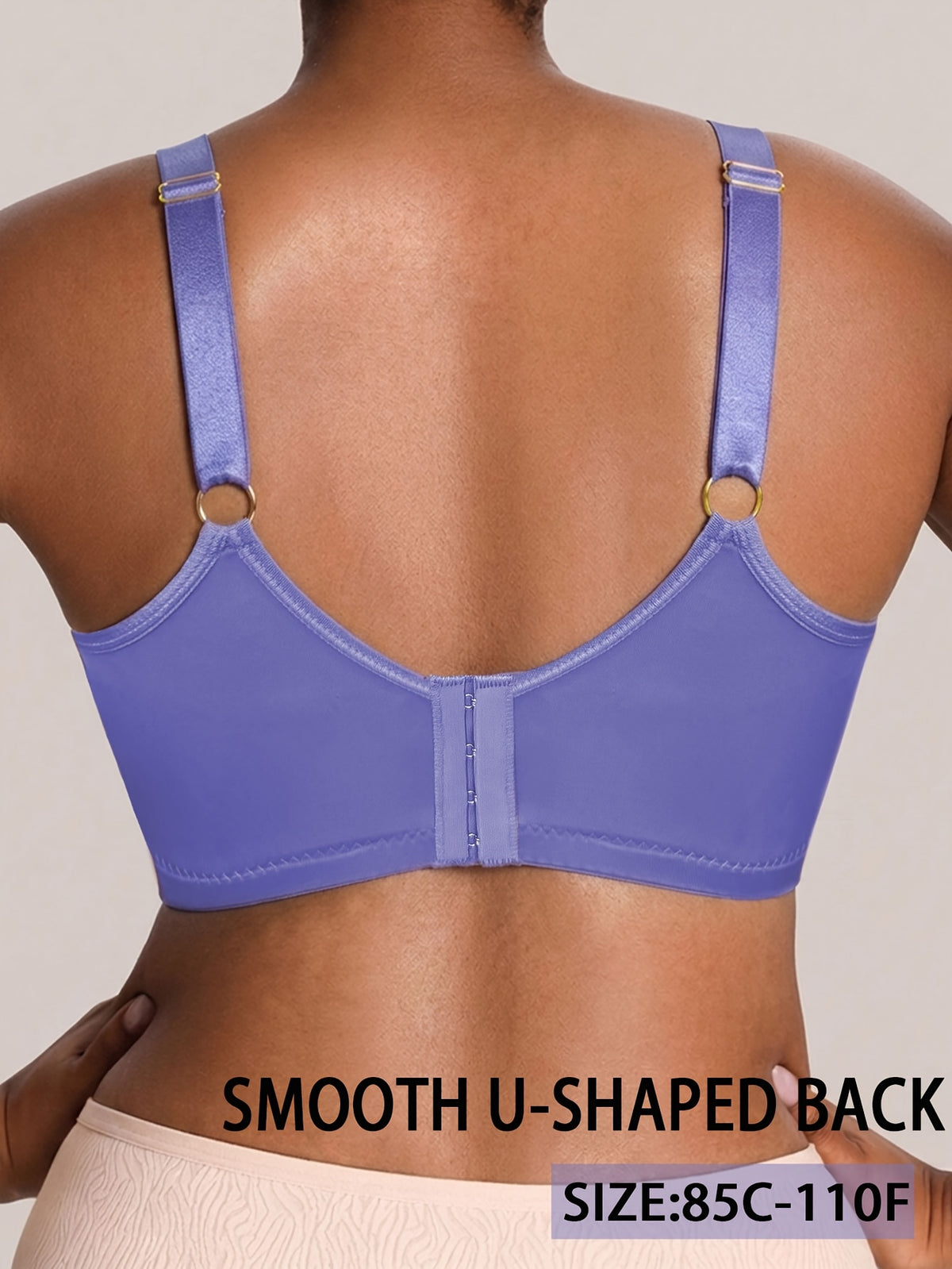 Soutien-gorge invisible grande taille, lavande uni