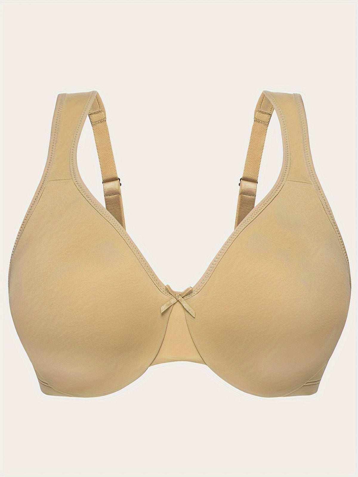 Soutien-gorge grande taille, bonnet moulé lisse ton sur ton