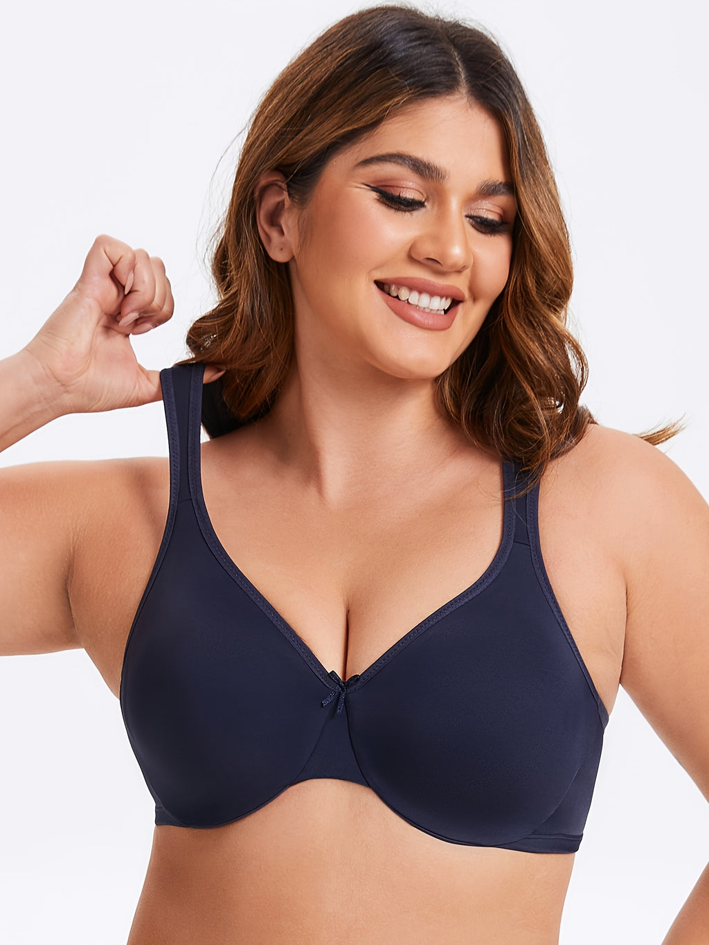 Soutien-gorge minimiseur grande taille — Bonnet sans couture
