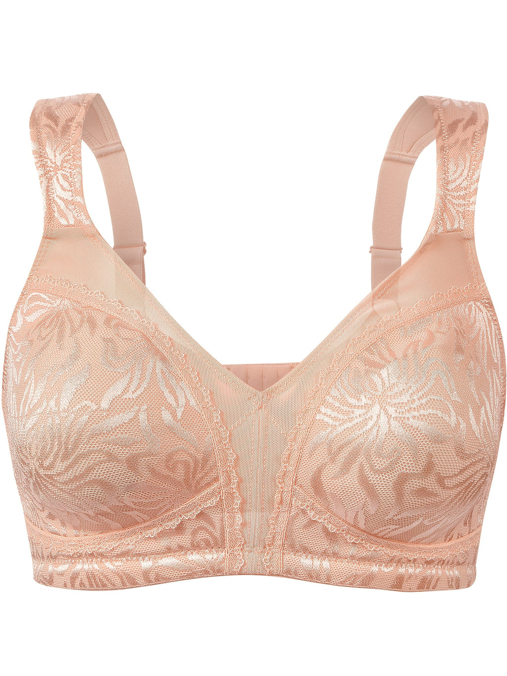 Soutien-gorge grande taille — Jacquard réducteur, 38 tailles