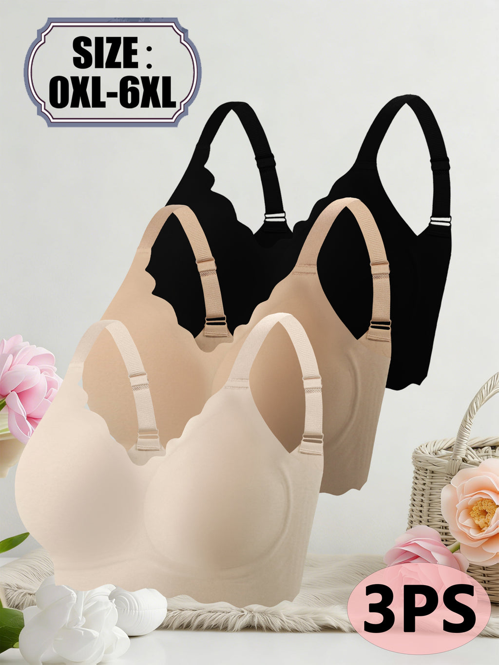 Soutien-gorge grande taille — Trio qui s'ouvre par l'avant