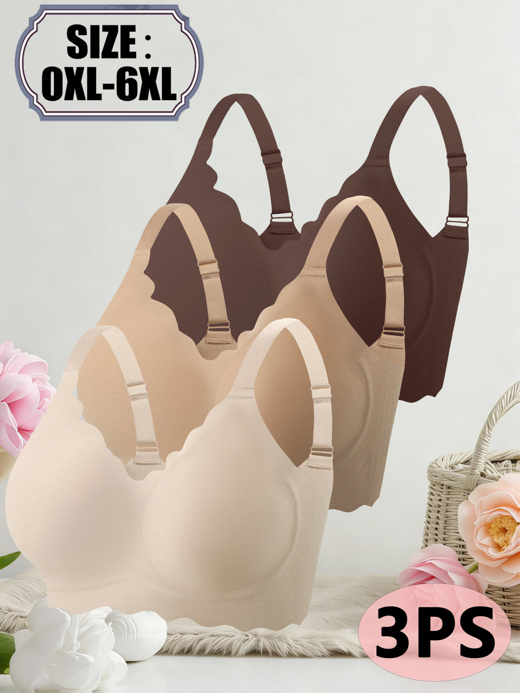 Soutien-gorge grande taille — Trio qui s'ouvre par l'avant
