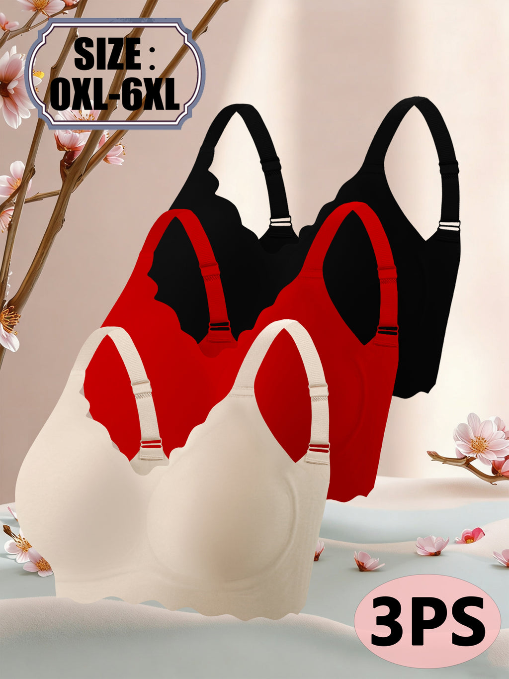 Soutien-gorge grande taille — Trio qui s'ouvre par l'avant