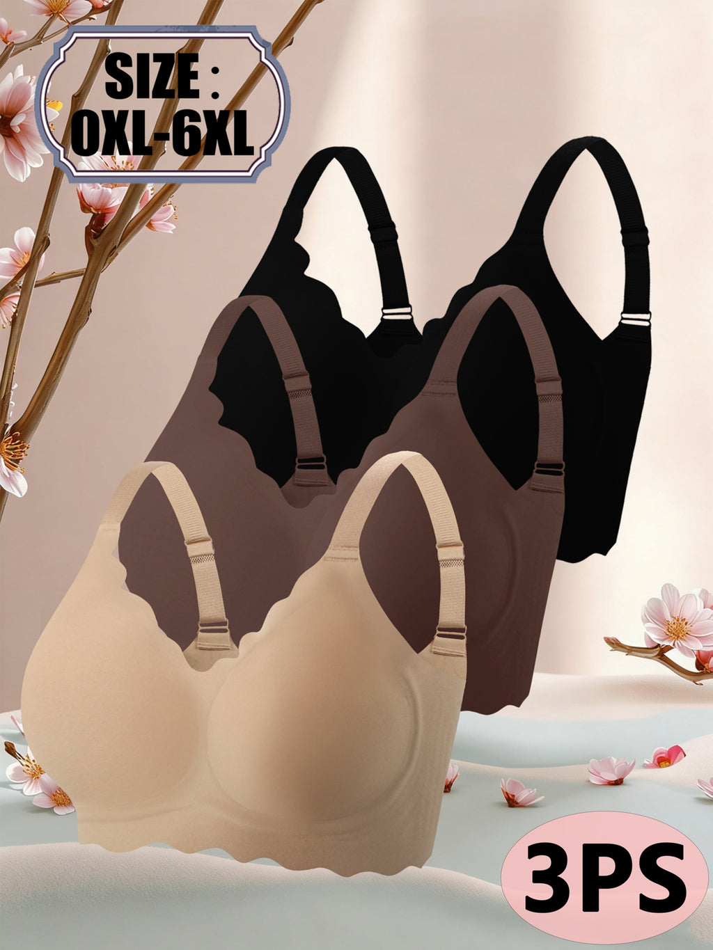 Soutien-gorge grande taille — Trio qui s'ouvre par l'avant