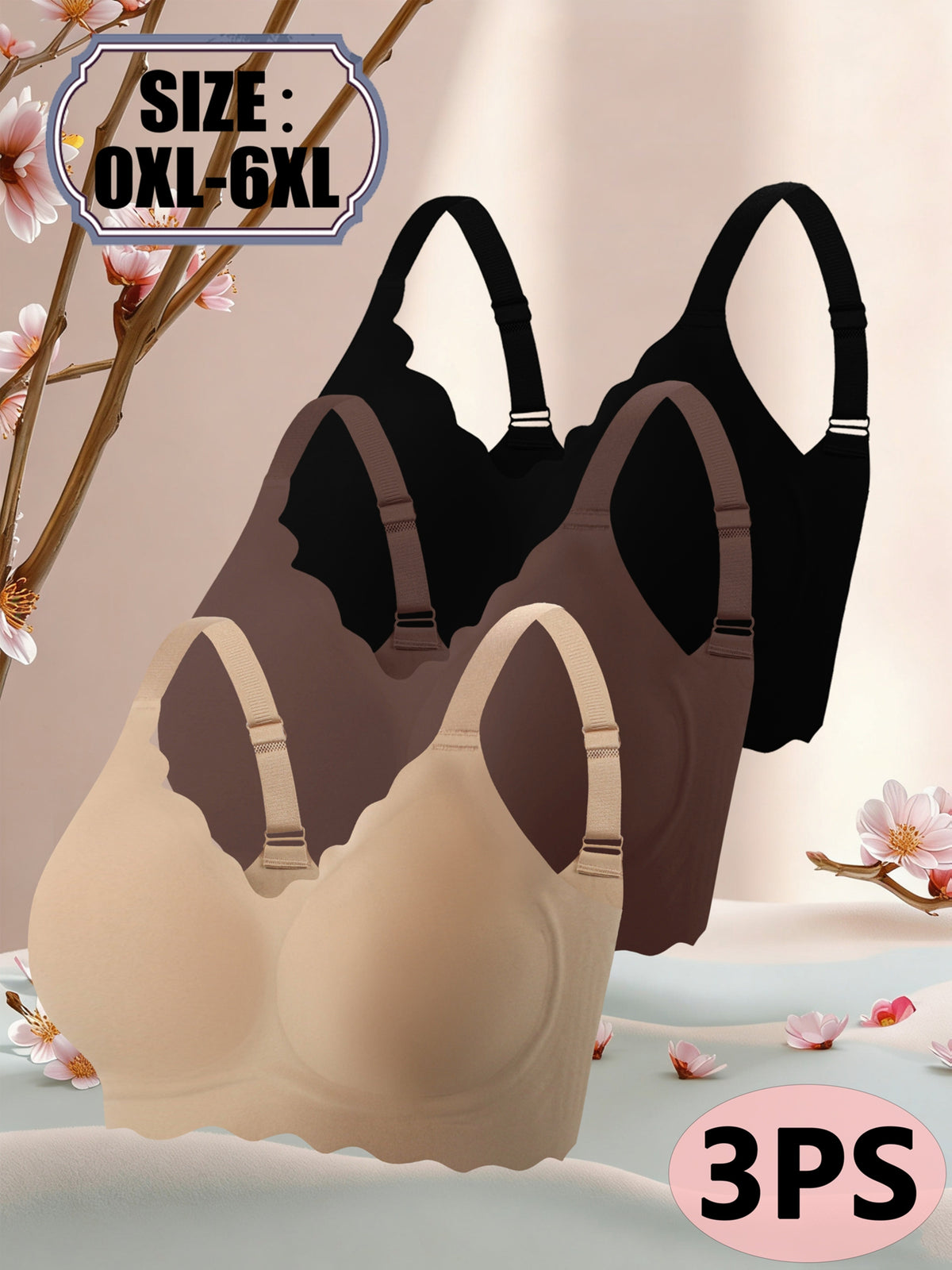 Soutien-gorge grande taille — Trio qui s'ouvre par l'avant