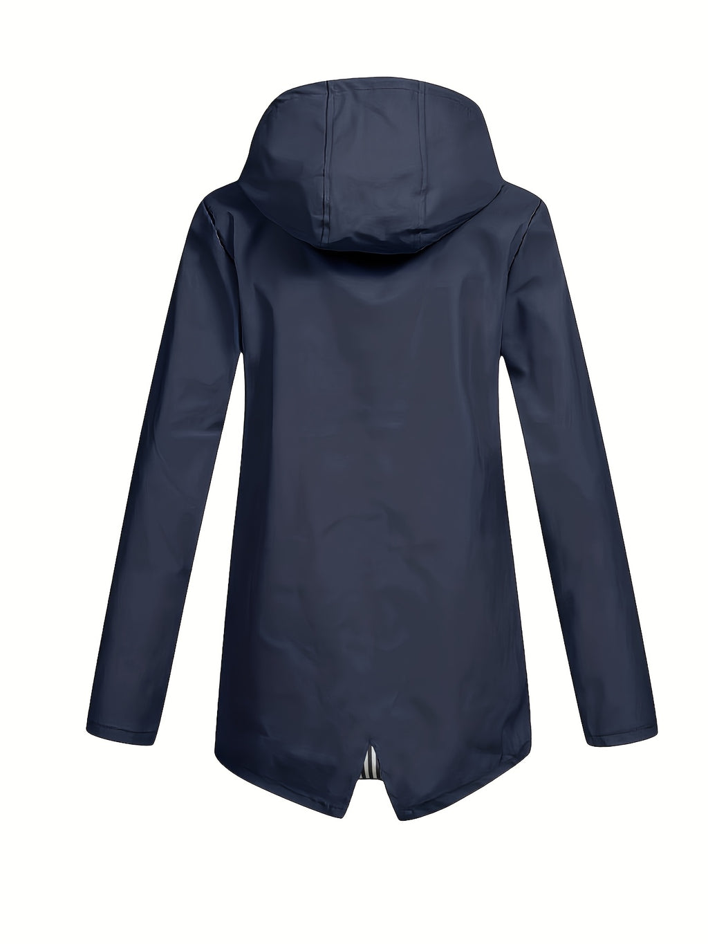 Veste grande taille, capuche, poches plaquées, esprit décontracté, vue de profil