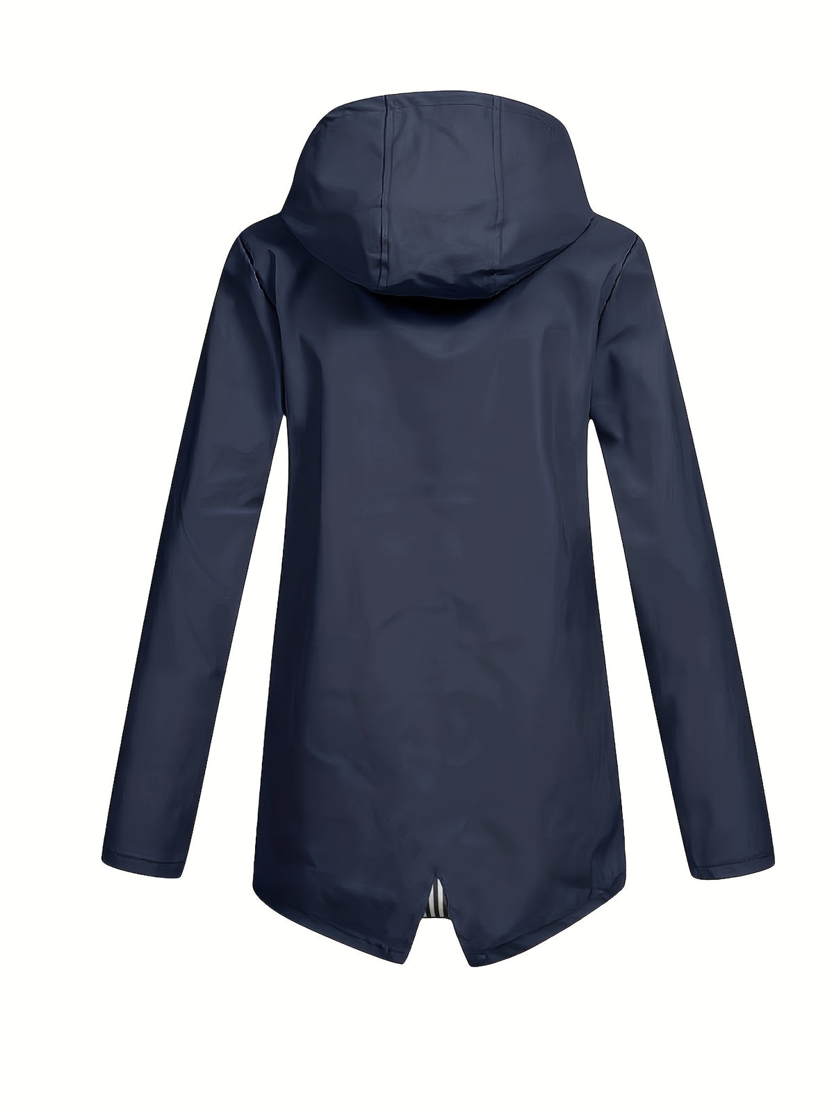 Veste grande taille, capuche, poches plaquées, esprit décontracté, vue de profil